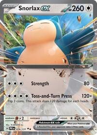 Snorlax ex - 076-131 - Prismatic Evolutions